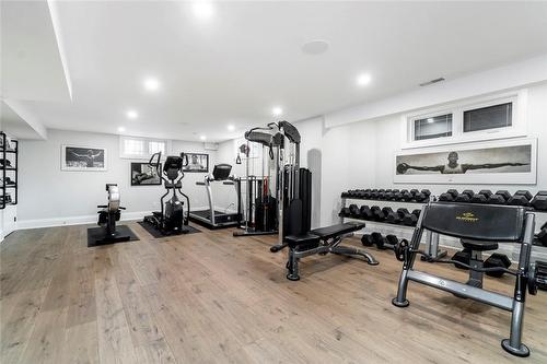 18 Elder Crescent, Ancaster, ON - Indoor Photo Showing Gym Room