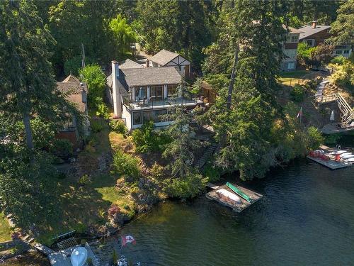 4895 Prospect Lake Rd, Saanich, BC - Outdoor With Body Of Water With View