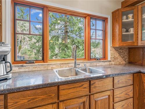 4895 Prospect Lake Rd, Saanich, BC - Indoor Photo Showing Kitchen With Double Sink