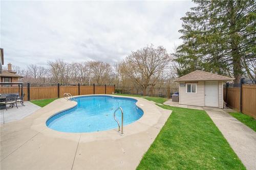 68 Montmorency Drive, Hamilton, ON - Outdoor With In Ground Pool With Backyard