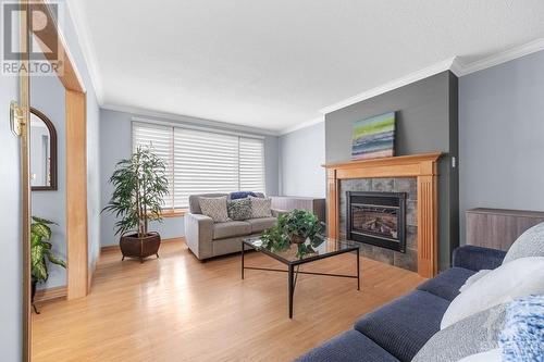 1798 Playfair Drive, Ottawa, ON - Indoor Photo Showing Living Room With Fireplace