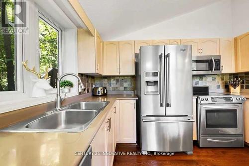 23 Bank Rd, Kawartha Lakes, ON - Indoor Photo Showing Kitchen With Double Sink