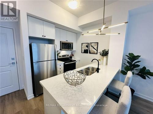 #1204 -460 Dundas St E, Hamilton, ON - Indoor Photo Showing Kitchen With Stainless Steel Kitchen With Double Sink