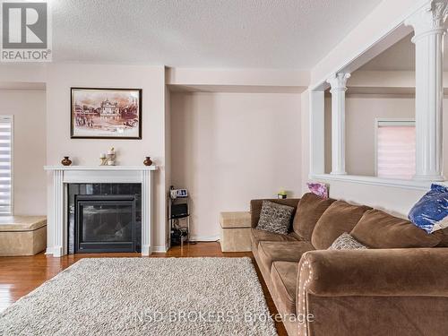 27 Locarno Street, Brampton, ON - Indoor Photo Showing Living Room With Fireplace