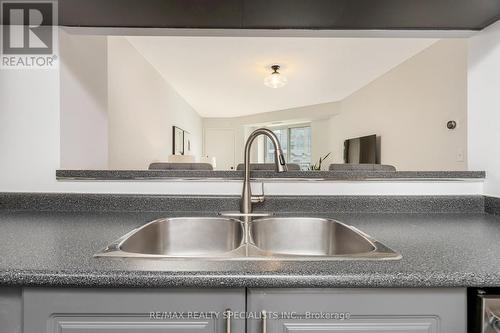 #806 -190 Manitoba St, Toronto, ON - Indoor Photo Showing Kitchen With Double Sink