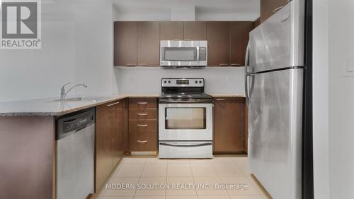 #410 -385 Prince Of Wales Dr, Mississauga, ON - Indoor Photo Showing Kitchen With Stainless Steel Kitchen