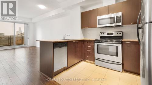 #410 -385 Prince Of Wales Dr, Mississauga, ON - Indoor Photo Showing Kitchen With Stainless Steel Kitchen