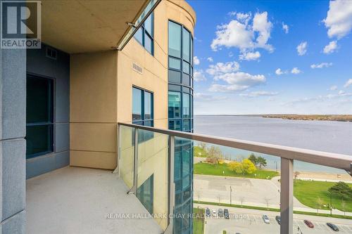 #1507 -33 Ellen St, Barrie, ON - Outdoor With Body Of Water With Balcony With Exterior