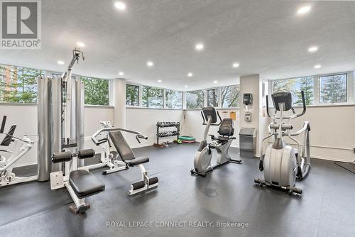 #516 -20 Dean Park Rd, Toronto, ON - Indoor Photo Showing Gym Room