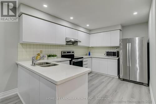100 Judith Avenue, Vaughan, ON - Indoor Photo Showing Kitchen With Stainless Steel Kitchen With Double Sink
