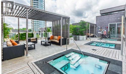 3107 - 121 Mcmahon Drive, Toronto, ON - Outdoor With In Ground Pool With Deck Patio Veranda With Exterior