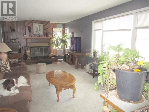 529 6Th Avenue E, Assiniboia, SK - Indoor Photo Showing Living Room With Fireplace