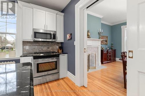 339 Main Street E, Prince Edward County, ON - Indoor Photo Showing Kitchen With Fireplace