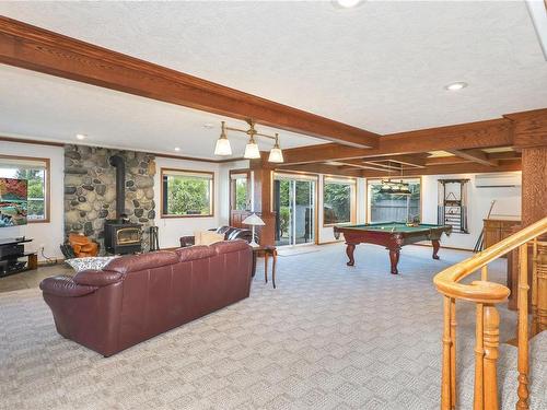 4797 Ocean Trail, Bowser, BC - Indoor With Fireplace