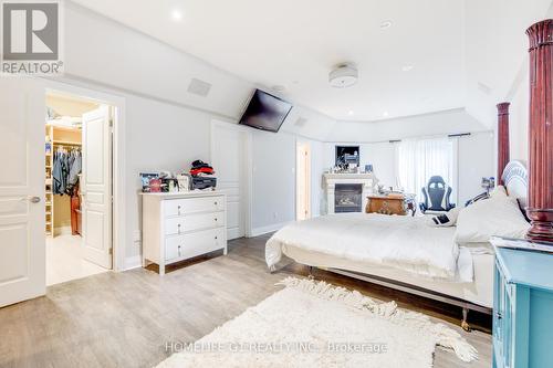 2 Huntingwood Court, Vaughan, ON - Indoor Photo Showing Bedroom With Fireplace