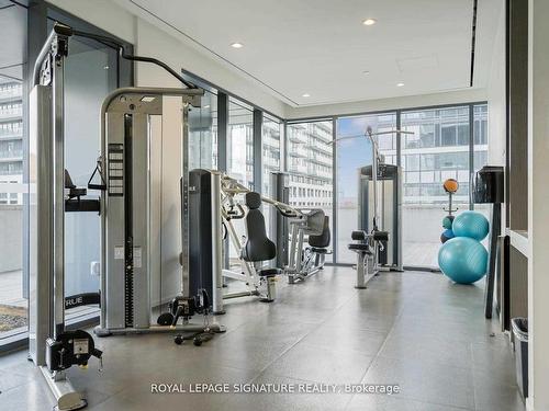 3302-159 Dundas St E, Toronto, ON - Indoor Photo Showing Gym Room