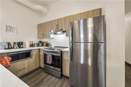 121 King Street E|Unit #601, Hamilton, ON - Indoor Photo Showing Kitchen With Stainless Steel Kitchen With Double Sink With Upgraded Kitchen
