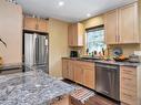 680 Cove Cres North, Quathiaski Cove, BC  - Indoor Photo Showing Kitchen With Double Sink 