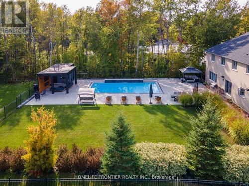 1195 Shore Acres Dr, Innisfil, ON - Outdoor With In Ground Pool With Backyard