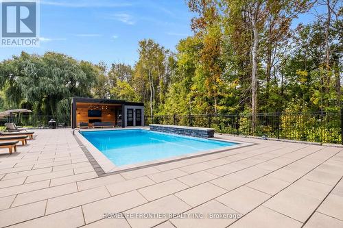 1195 Shore Acres Drive, Innisfil, ON - Outdoor With In Ground Pool