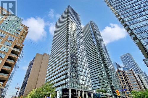 #3405 -37 Grosvenor St, Toronto, ON - Outdoor With Balcony With Facade