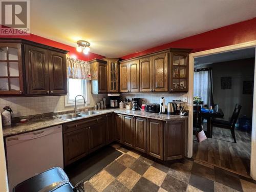 1 Chestnut Place, Grand Falls-Windsor, NL - Indoor Photo Showing Kitchen With Double Sink