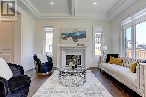 19 Seager Street, Richmond Hill, ON - Indoor Photo Showing Living Room With Fireplace