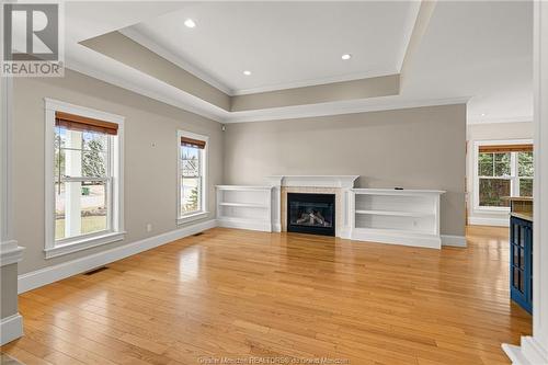 69 Maurice Cres, Dieppe, NB - Indoor Photo Showing Living Room With Fireplace