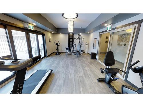 415 Q - 400 Bighorn Boulevard, Radium Hot Springs, BC - Indoor Photo Showing Gym Room