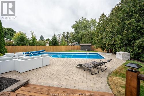 92 Mount Pleasant Crescent, Wallaceburg, ON - Outdoor With In Ground Pool With Deck Patio Veranda With Backyard