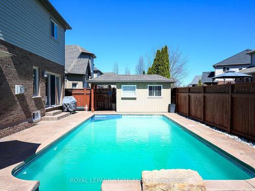 2 Hewitt Dr, Grimsby, ON - Outdoor With In Ground Pool With Deck Patio Veranda With Exterior