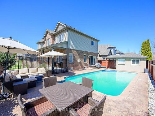 2 Hewitt Dr, Grimsby, ON - Outdoor With In Ground Pool With Deck Patio Veranda With Exterior