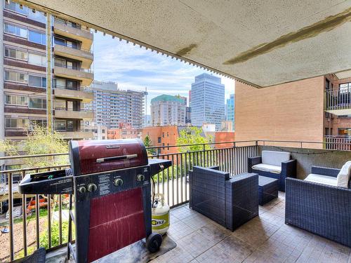 Exterior - 205-3455 Rue Drummond, Montréal (Ville-Marie), QC - Outdoor With Balcony With Exterior