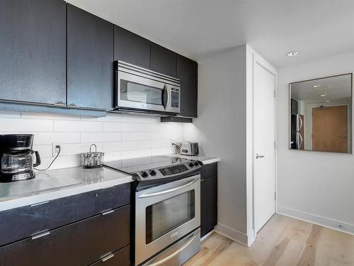 801-760 Johnson St, Victoria, BC - Indoor Photo Showing Kitchen With Upgraded Kitchen