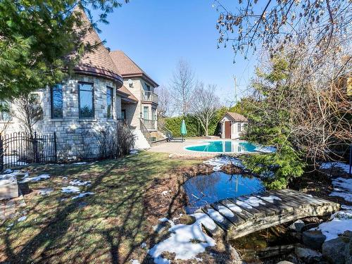 Backyard - 209 Rue Olivier-Morel, Carignan, QC - Outdoor With In Ground Pool