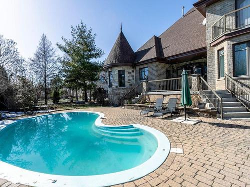Backyard - 209 Rue Olivier-Morel, Carignan, QC - Outdoor With In Ground Pool