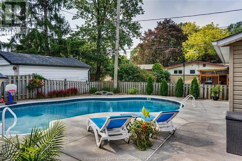 3675 St.Patrick'S, Windsor, ON - Outdoor With In Ground Pool With Backyard