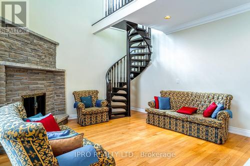 229 Baker Avenue, Richmond Hill, ON - Indoor Photo Showing Living Room With Fireplace