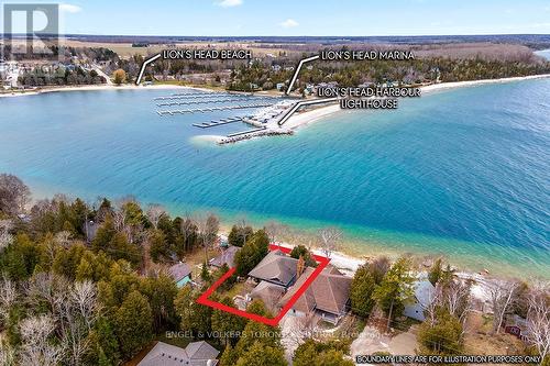 54 William Street, Northern Bruce Peninsula, ON - Outdoor With Body Of Water With View