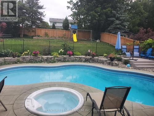16 Ridgehill Dr, Brampton, ON - Outdoor With In Ground Pool With Deck Patio Veranda With Backyard