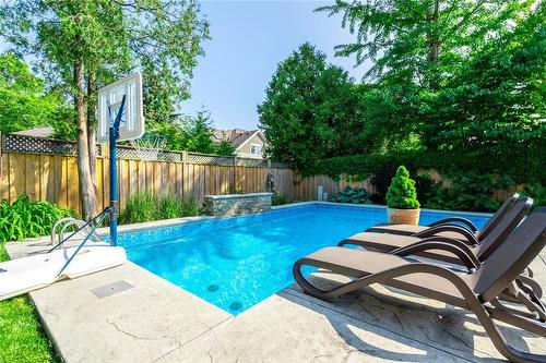 224 Weybourne Road, Oakville, ON - Outdoor With In Ground Pool With Backyard