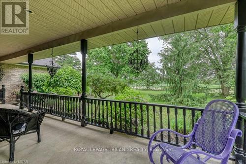 24920 Marsh Line, West Elgin, ON - Outdoor With Deck Patio Veranda With Exterior