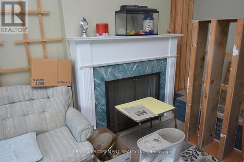 168 Macnab Street N, Hamilton, ON - Indoor With Fireplace