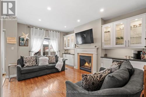 2032 Erika Crt, Oakville, ON - Indoor Photo Showing Living Room With Fireplace