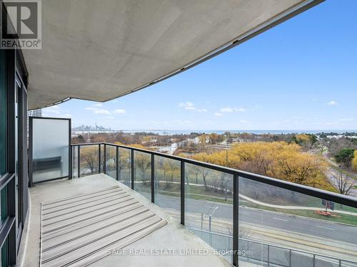 #601 -2230 Lake Shore Blvd W, Toronto, ON - Outdoor With Balcony With View With Exterior