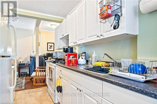 156 Bridge St E, Belleville, ON - Indoor Photo Showing Kitchen With Double Sink