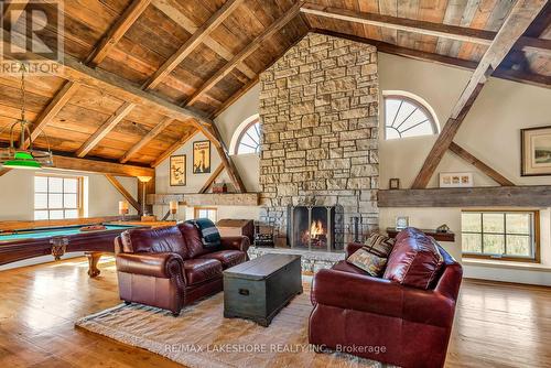 425 Orchard Grove Road, Alnwick/Haldimand, ON - Indoor With Fireplace