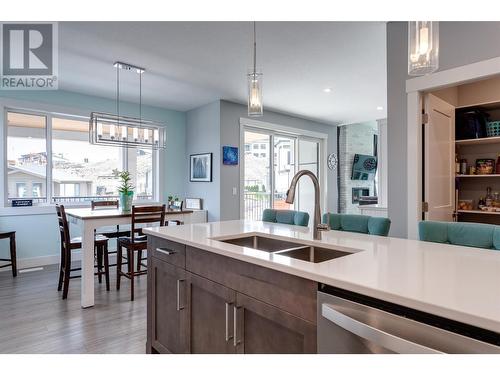 2772 Canyon Crest Drive, West Kelowna, BC - Indoor Photo Showing Kitchen With Double Sink With Upgraded Kitchen