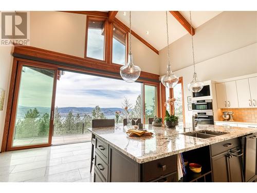 109 Flagstone Rise, Naramata, BC - Indoor Photo Showing Kitchen With Double Sink With Upgraded Kitchen