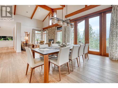 109 Flagstone Rise, Naramata, BC - Indoor Photo Showing Dining Room